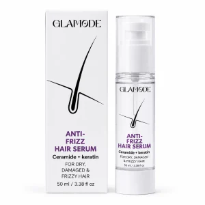 Buy Anti-Frizz Hair Serum in Pakistan – GLAMODE Ceramide + Keratin Hair Serum